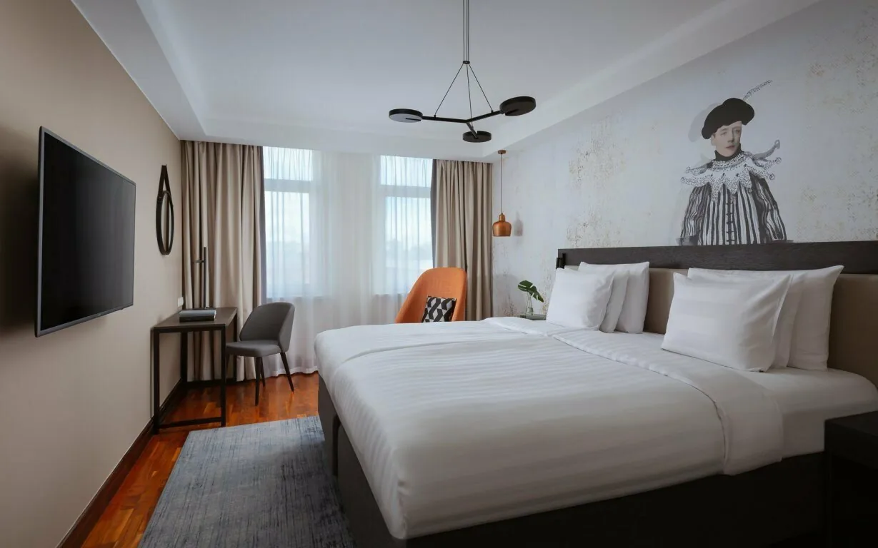 Фитнес-центр в отеле Vasilievsky Hotel